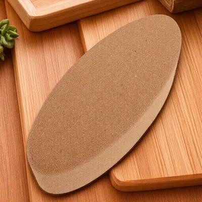 Yoga Block Cork - Natural Cork Oval Yoga Brick Support