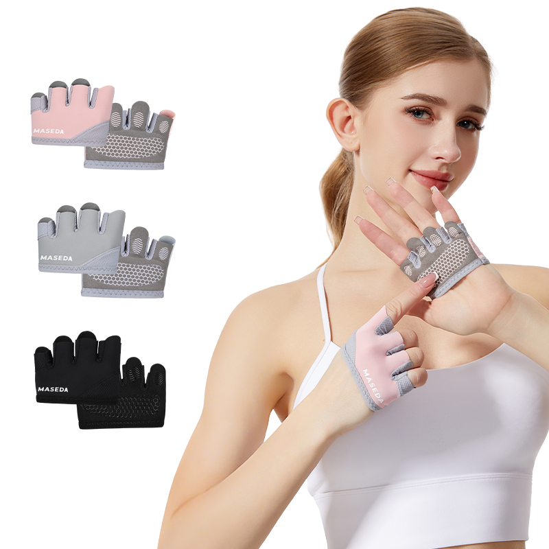 Pair of Fitness Fingerless Glo - Pilates Yoga &A 评论和价格