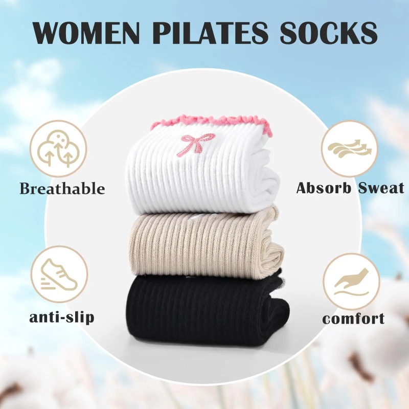 Professional Yoga Socks, Cotto - Pilates & Yoga Elastic Band 评论和价格