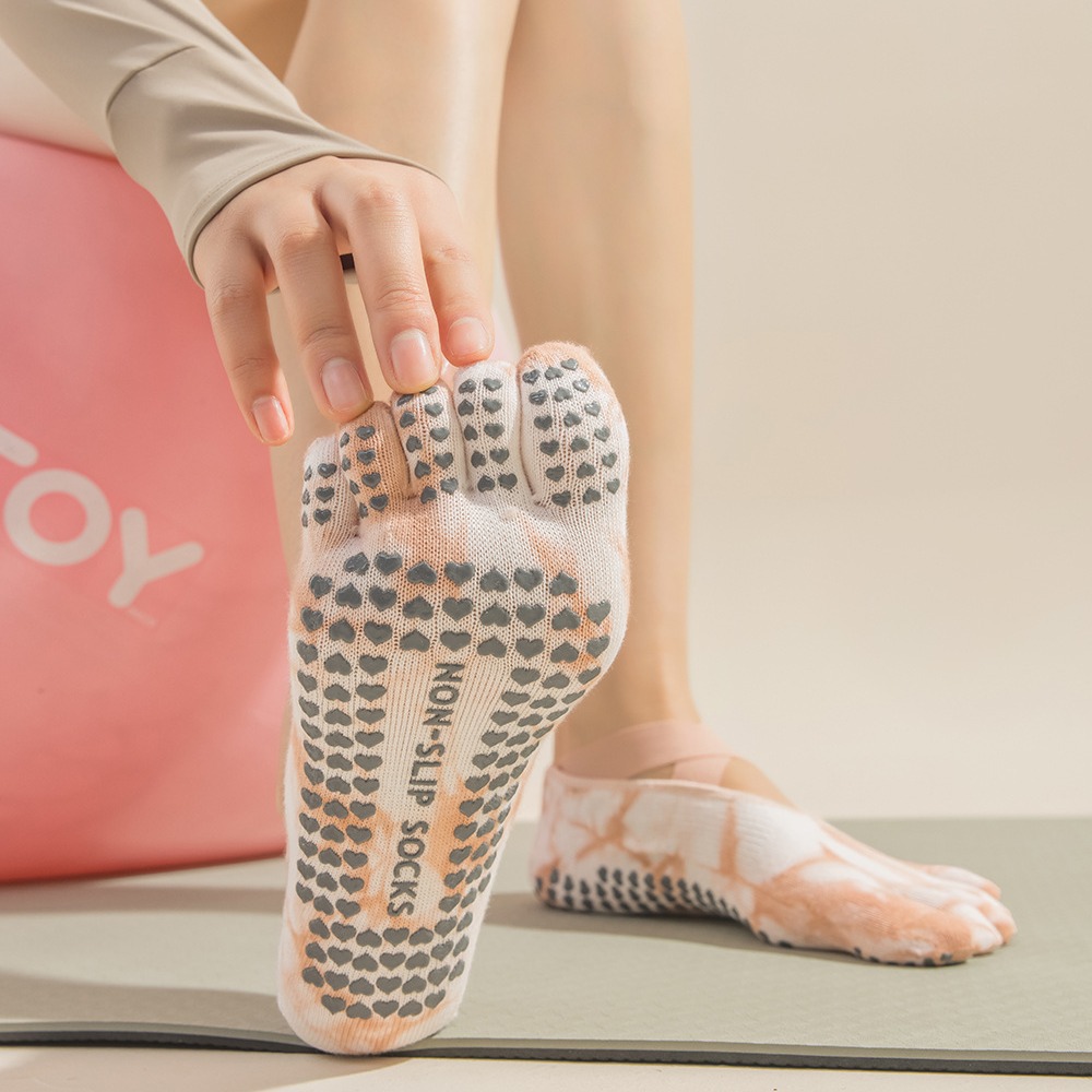 Women's Tie-Dye Five-Finger Gr - Pilates Yoga &A 评论和价格