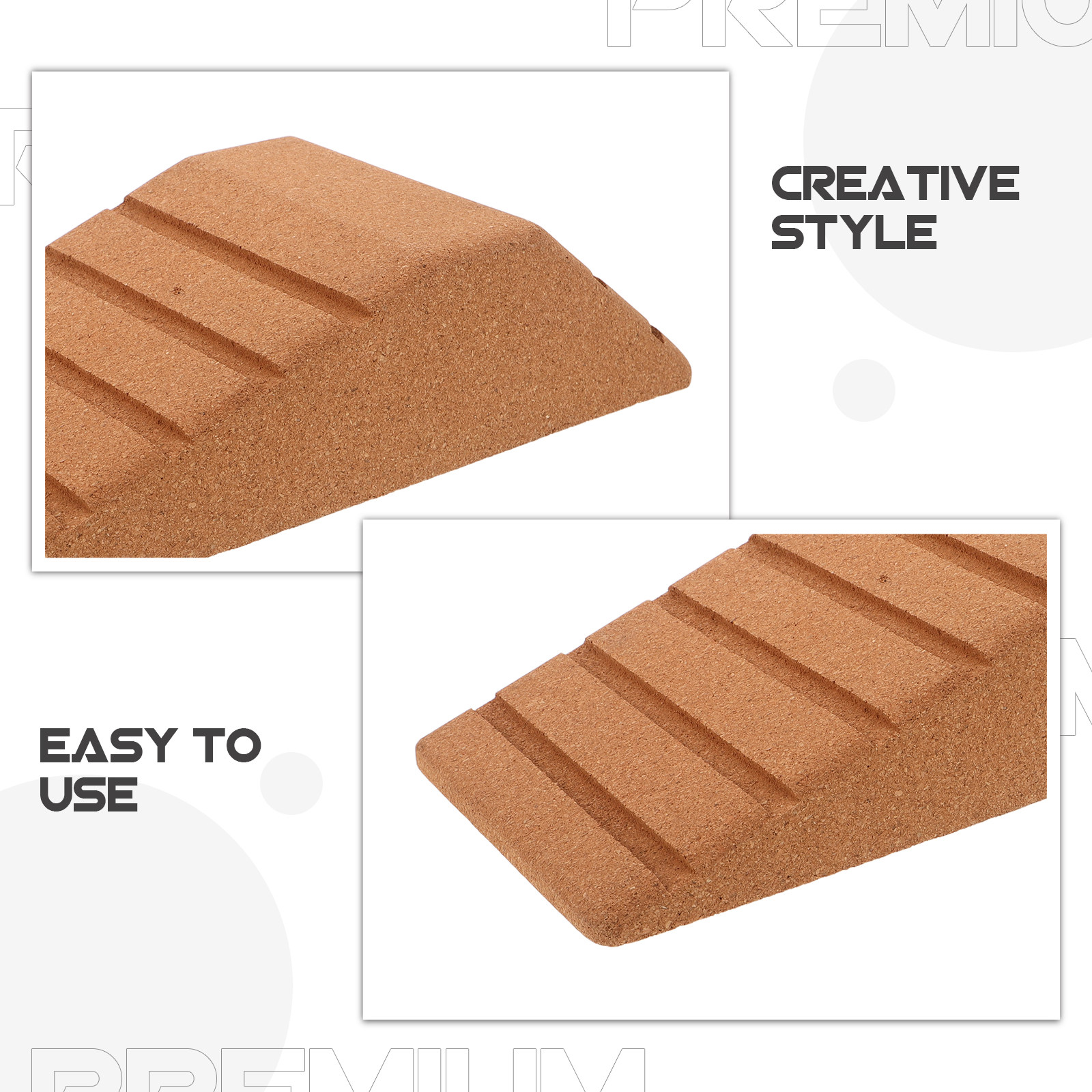 Cork Squat Trapezoid Yoga Bloc - Yoga Block Cork 评论和价格