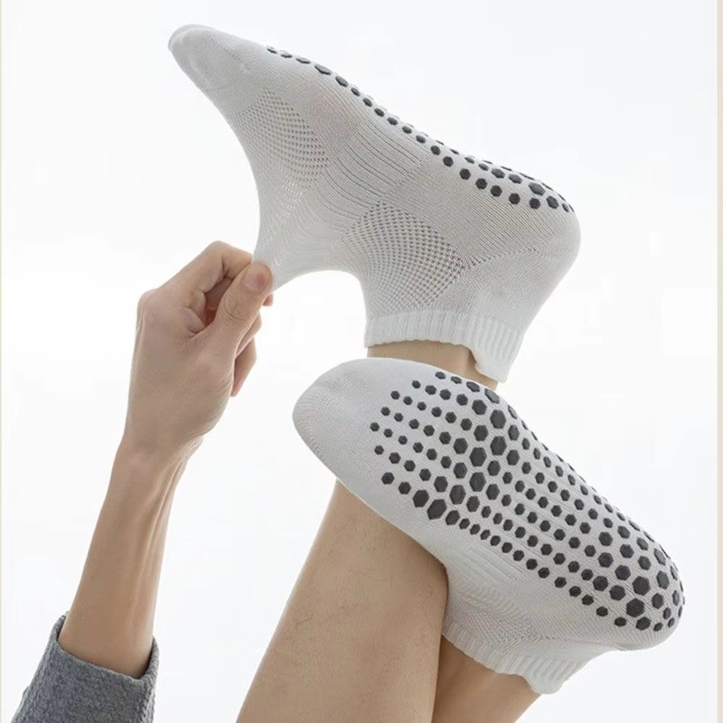 2/1Pairs Men Silicone Anti Sli - Pilates Yoga &A 评论和价格